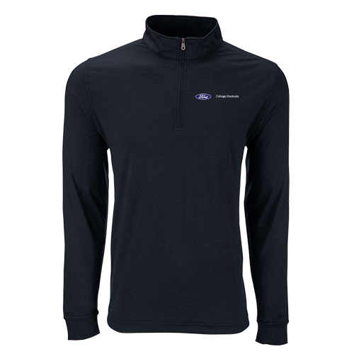 Zen 1/2 Zip Pullover-  Black