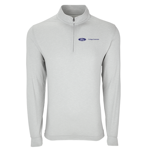 Zen 1/2 Zip Pullover-  Silver