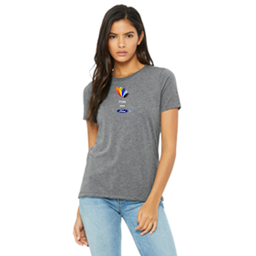 PRIDE Bella + Canvas Ladies Relaxed Tee- Grey