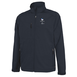 WOF Mens Axis Softshell- Navy