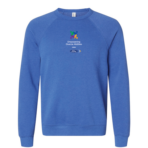 FEDA Gender Neutral Bella + Canvas Sponge Fleece- True Royal- Limited Color 2025