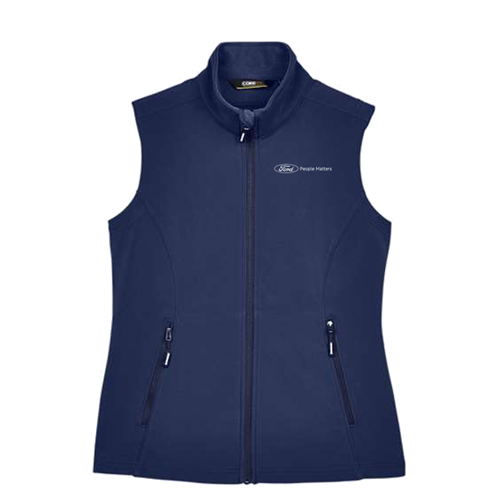 People Matters Cruise Two-Layer Fleece Bonded Soft Shell Vest, Ladies