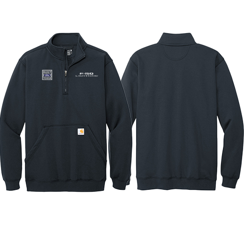 LIGHT_Carhartt Midweight 1/4 Zip Mock Neck Sweatshirt