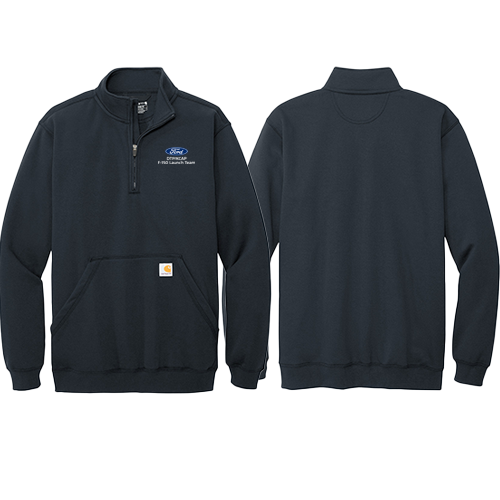 DTP/KCAP_Carhartt Midweight 1/4 Zip Mock Neck Sweatshirt