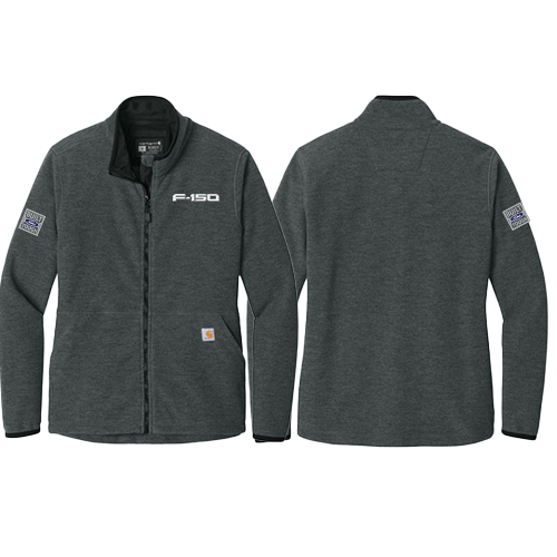 F150_Carhartt Textured Full Zip Fleece Jacket, Ladies Cut