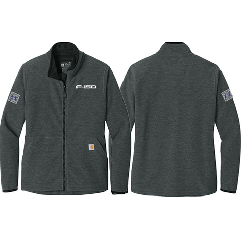 F150_Carhartt Textured Full Zip Fleece Jacket, Ladies Cut