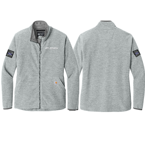 F150_Carhartt Textured Full Zip Fleece Jacket, Ladies Cut