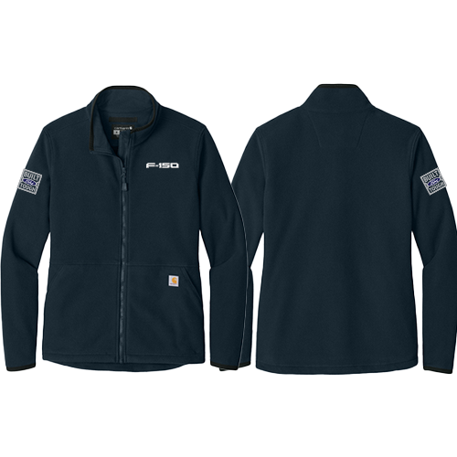 F150_Carhartt Textured Full Zip Fleece Jacket, Ladies Cut