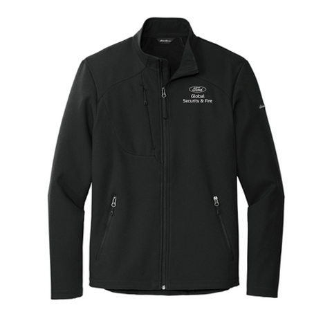 GS Eddie Bauer Stretch Soft Shell Jacket- Mens- Black