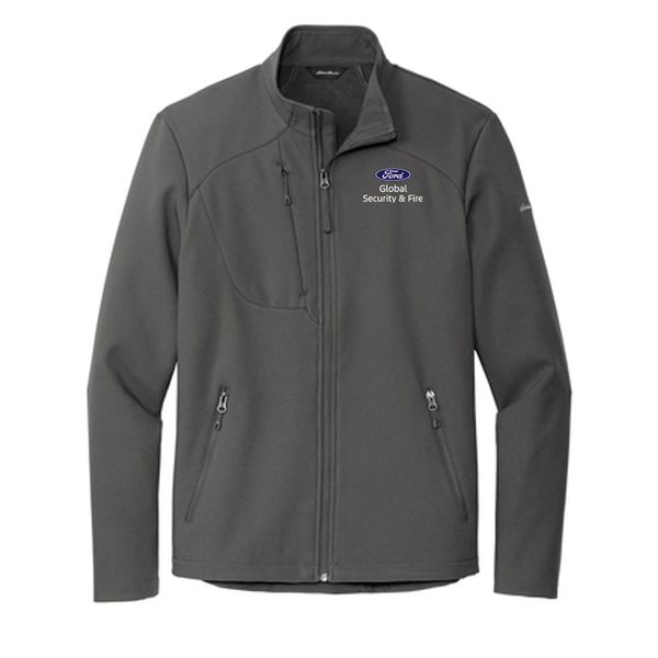GS Eddie Bauer Stretch Soft Shell Jacket- Mens- Grey