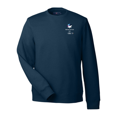 Mens Vineyard Vines Garment Dyed Crew- Navy