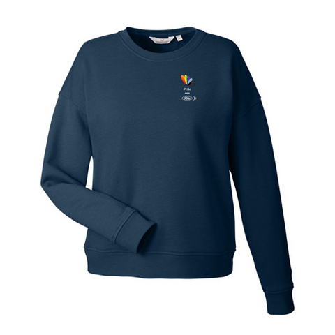 Vineyard Vines Ladies Garment Dyed Crew- Navy