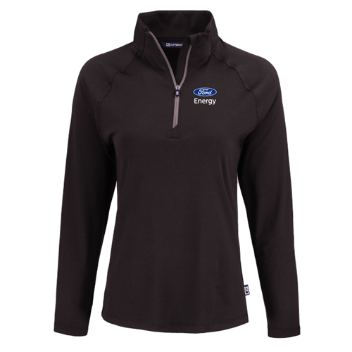 Ford Energy Cutter & Buck Recycled Double Peached 1/4 Zip, Ladies
