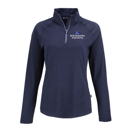 BCSE Cutter & Buck Recycled Double Peached 1/4 Zip, Ladies