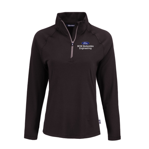 BCSE Cutter & Buck Recycled Double Peached 1/4 Zip, Ladies