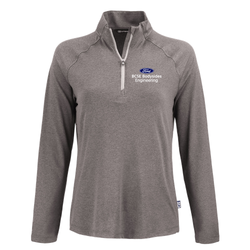 BCSE Cutter & Buck Recycled Double Peached 1/4 Zip, Ladies