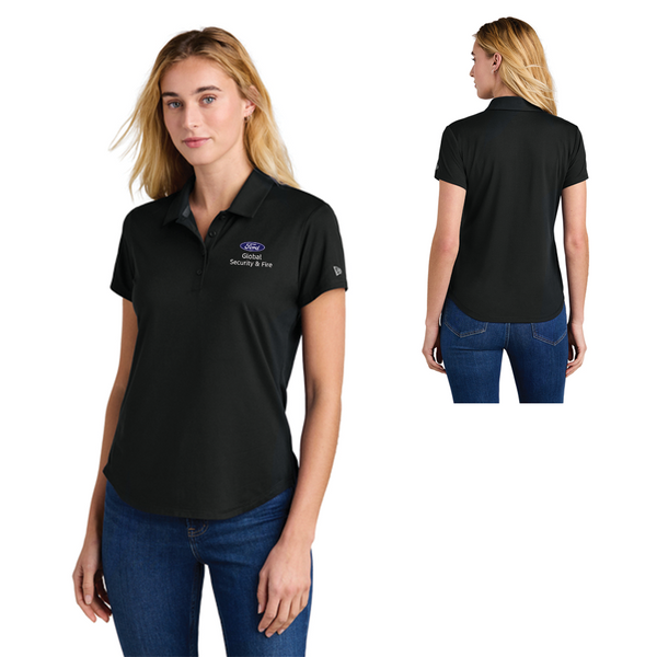 GS New Era Power Polo- Ladies- Black