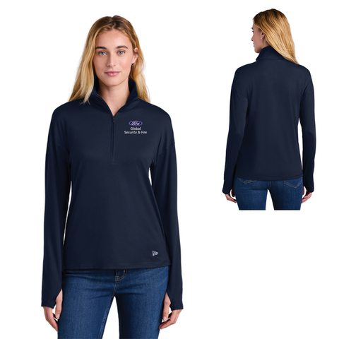 GS New Era Power 1/2 Zip- Ladies- Navy
