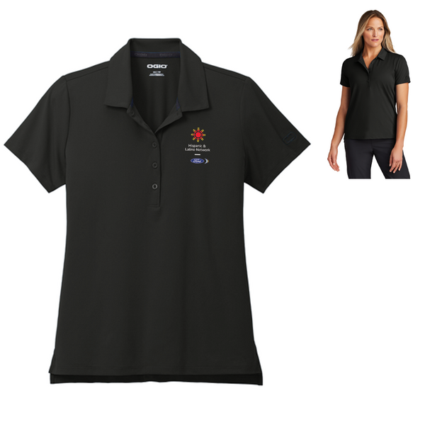 FHLN OGIO Ladies Regain Polo- Black