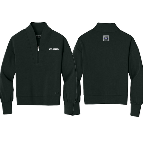 F150_OGIO Transcend 1/4 Zip, Ladies Cut