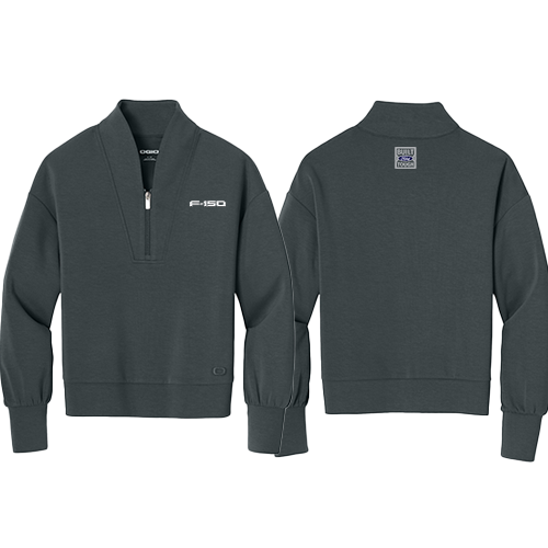 F150_OGIO Transcend 1/4 Zip, Ladies Cut