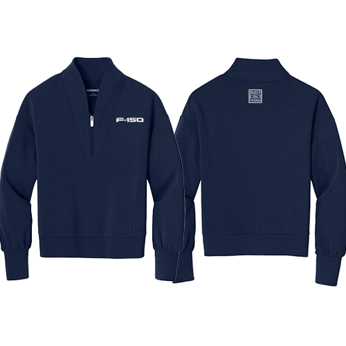 F150_OGIO Transcend 1/4 Zip, Ladies Cut