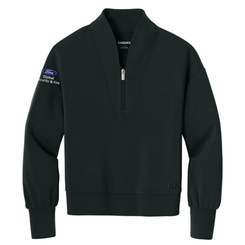 GS OGIO Transcend 1/4 Zip, Ladies, Sleeve Logo