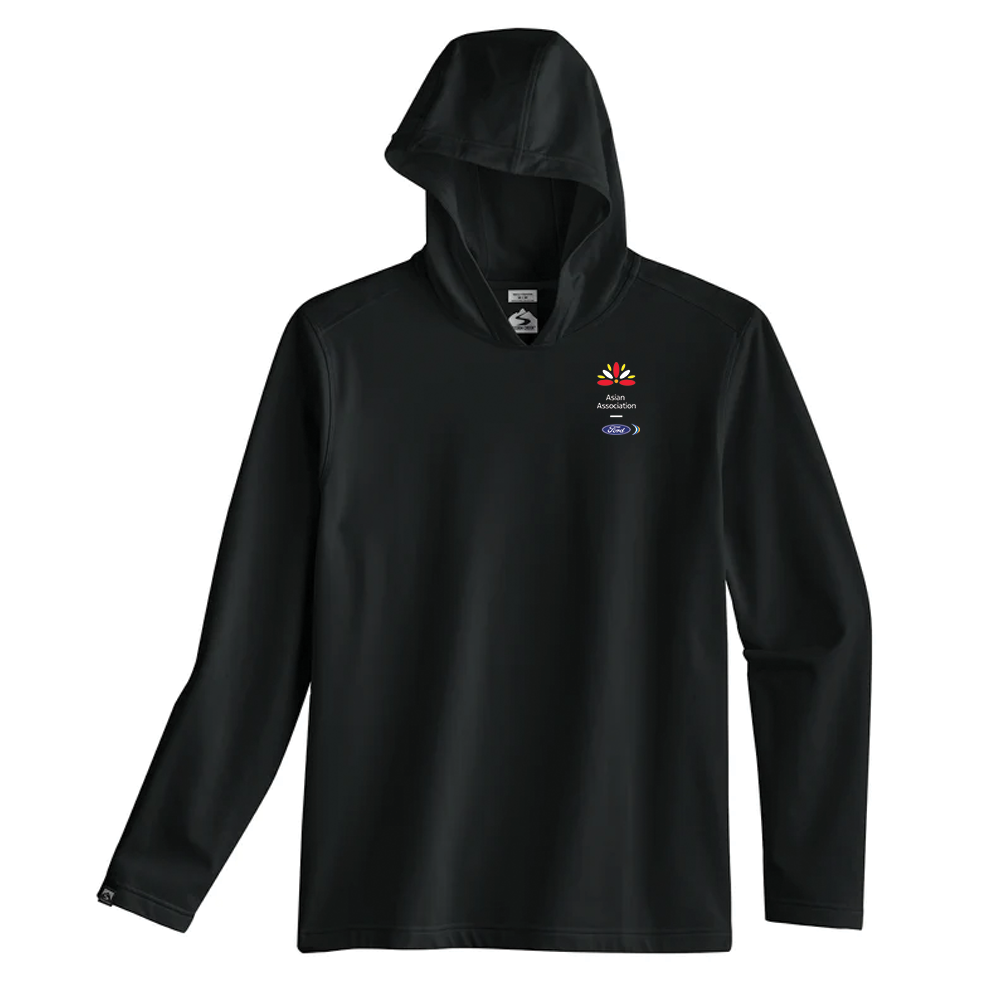 FAA Side Kick Men's Hooded Shirt- Black