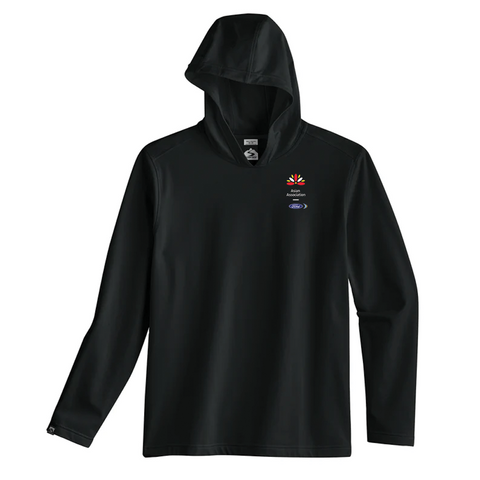 FAA Side Kick Men's Hooded Shirt- Black