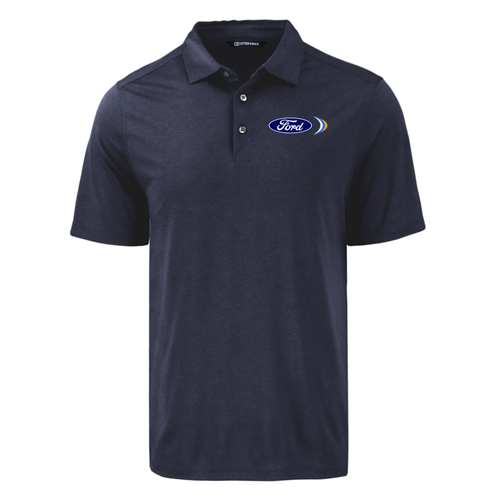 GDEIUNLTD26 Cutter & Buck Coastline Recycled Double Peached Polo