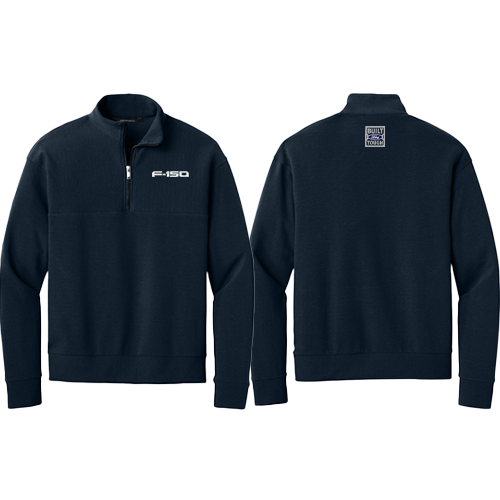 F150_Mercer+Mettle Linear Texture 1/4 Zip