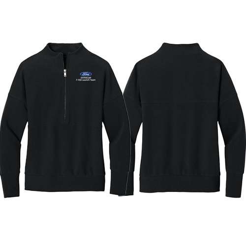 DTP/KCAP_Mercer+Mettle Linear Texture 1/4 Zip, Ladies Cut