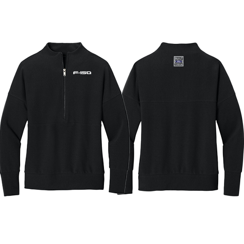 F150_Mercer+Mettle Linear Texture 1/4 Zip, Ladies Cut