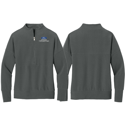 DTP/KCAP_Mercer+Mettle Linear Texture 1/4 Zip, Ladies Cut