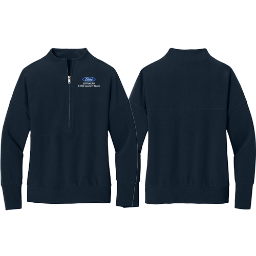 DTP/KCAP_Mercer+Mettle Linear Texture 1/4 Zip, Ladies Cut