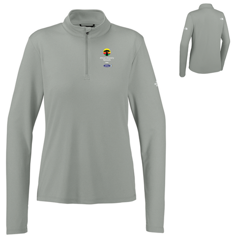 FAAN TNF Ladies Ambition 1/4 Zip- Meld Heather Grey