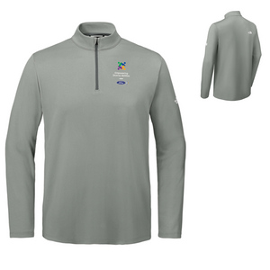 FEDA TNF Men's Ambition 1/4 Zip-Meld Heather Grey