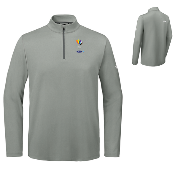 PRIDE TNF Men's Ambition 1/4 Zip-Meld Heather Grey