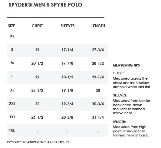 FAA Spyder Spyre Polo- Black Frost