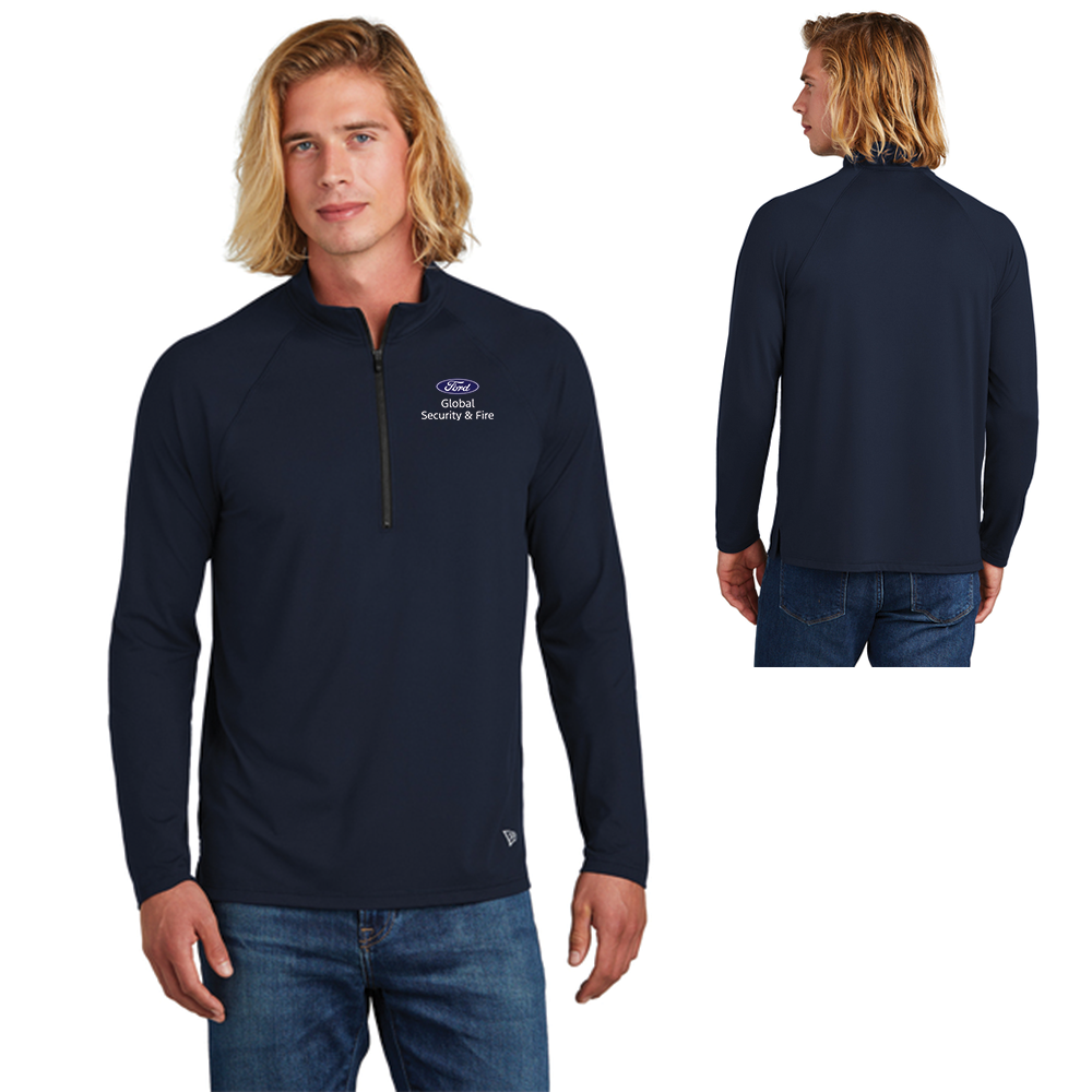 GS New Era Power 1/2 Zip- Mens-  Navy