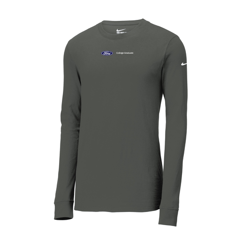 Nike Dri-Fit Long Sleeve Tee- Grey