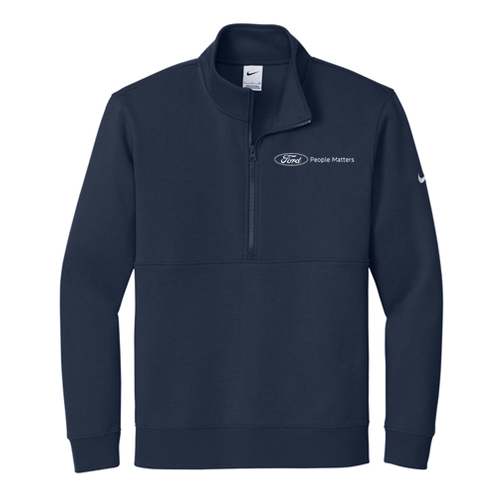 People Matters Nike Club Fleece Sleeve Swoosh 1/2 zip