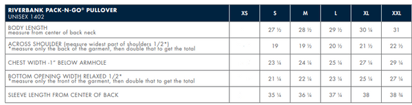 GS Riverbank Pack-n-Go Pullover-Grey