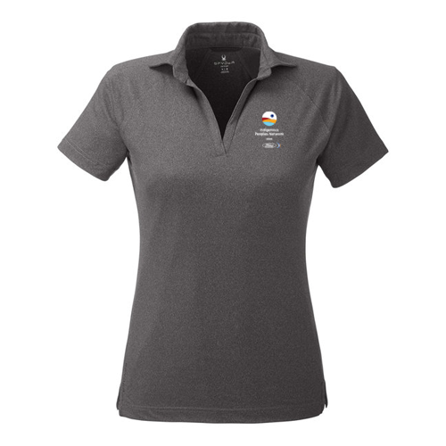 FIPN Spyder Spyre Ladies Polo- Black Frost