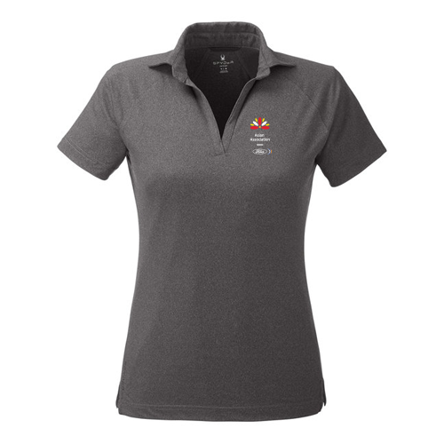 FAA Spyder Spyre Ladies Polo- Black Frost