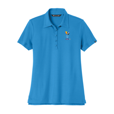 PRIDE Travis Mathew Ladies Oceanside Polo- Classic Blue-  SUMMER COLOR