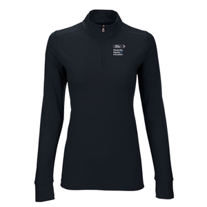 DEI Ladies Zen 1/2 Zip Pullover-Black